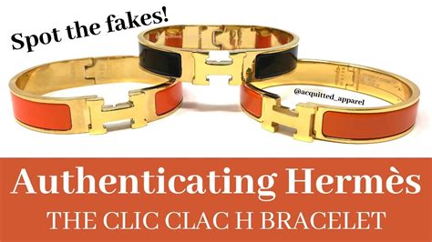 how to spot a fake hermes clic clac bracelet